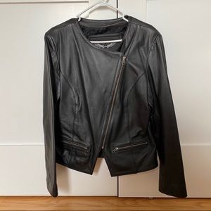 🆕Black Leather Biker Jacket